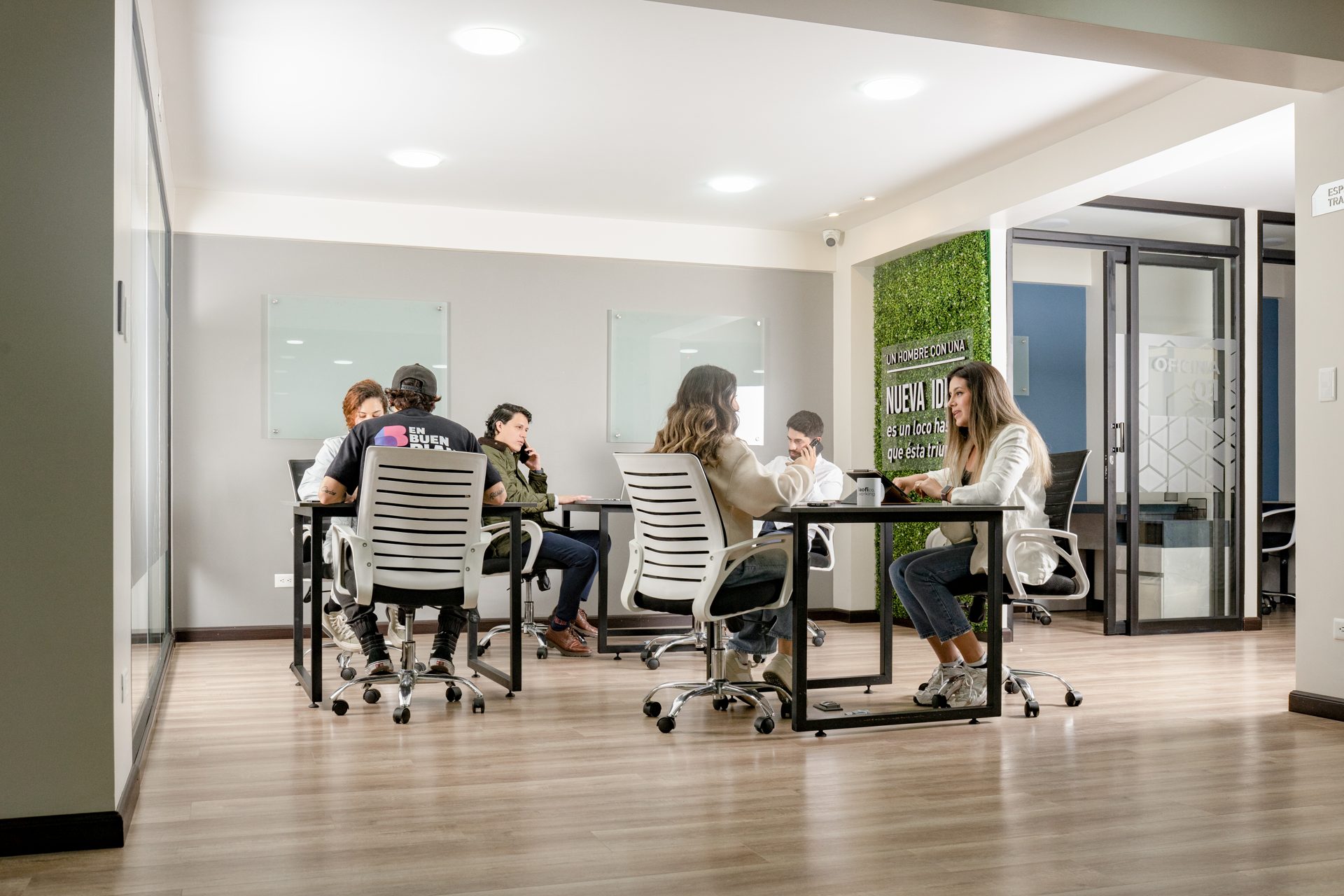 Área de trabajo compartido, vista 5
